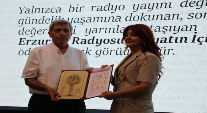 TYB'den Erzurum'a iki ödül 